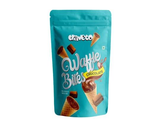 Mini Waffle Chocolate Cones (Pack of 5) - Eggless - Each Pack 110g - BlendLife®