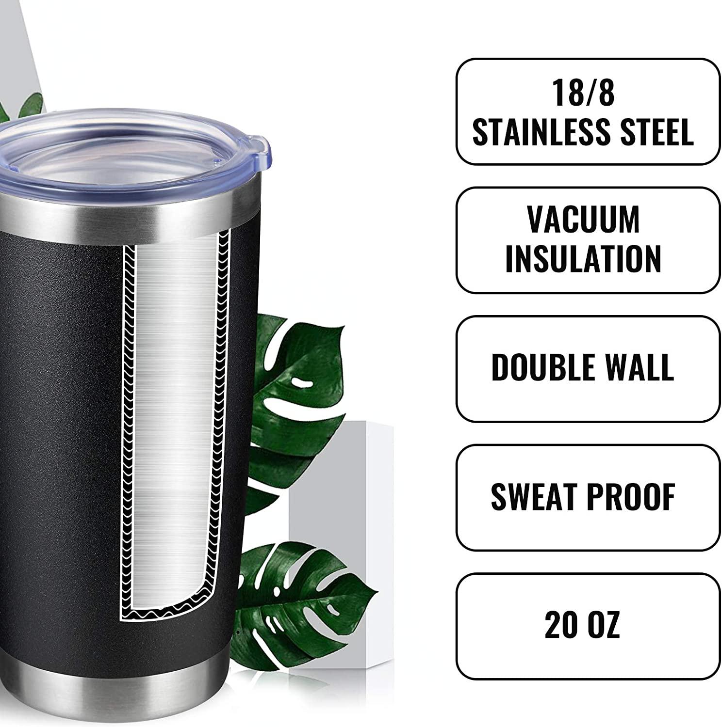 Insulated Hot & Cold For 6hrs Desk Tumbler With Straw Set - 600ml - BlendLife®